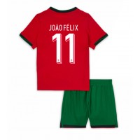 Portugal Joao Felix #11 Hjemmedraktsett Barn EM 2024 Kortermet (+ Korte bukser)